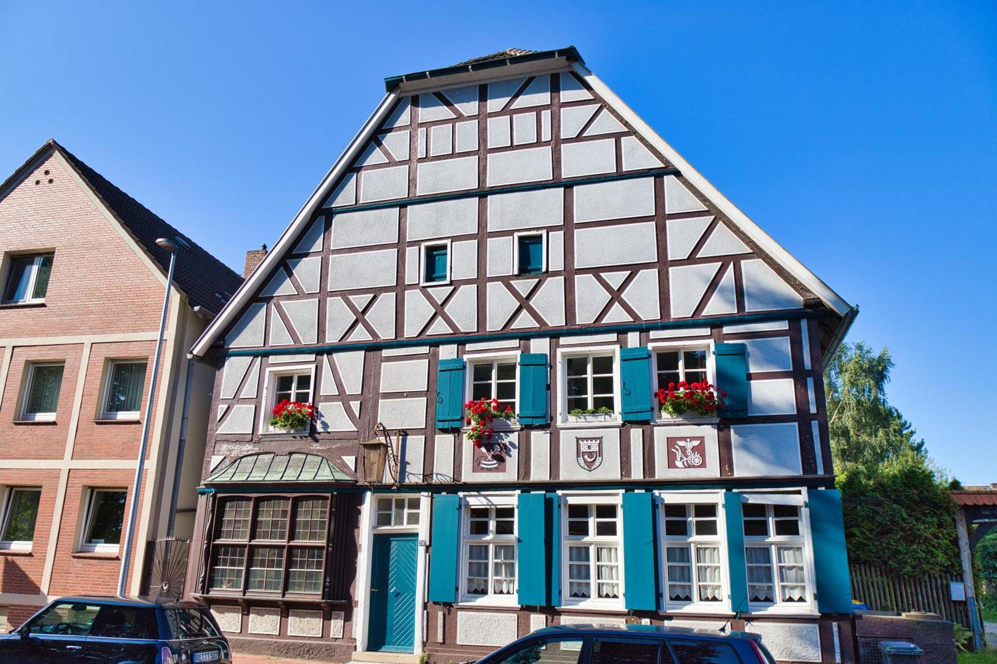 Gasthaus Benke, Fachwerkhaus In Westfalen Villa Datteln Exterior photo